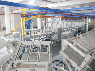 Línea de producción de espuma de poliuretano moldeada (Sistema de riel de suelo)